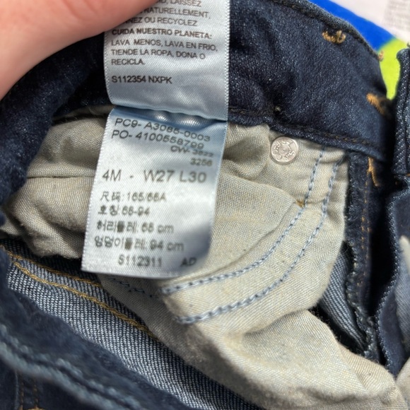 Signature by Levi Strauss Dark Blue Ultra High Rise Jeggings Size 4 - Picture 13 of 15